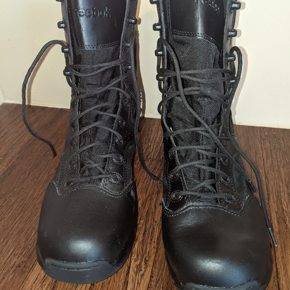 Reebok Men's Lightweight 8in Tactical Waterproof Boot w Side Zipper RB8825 - Picture 3 of 6